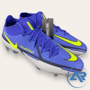 Nike Phantom GT2 Elite DF FG Men's Size 9 Sapphire Volt Grey Fog CZ9889-570
